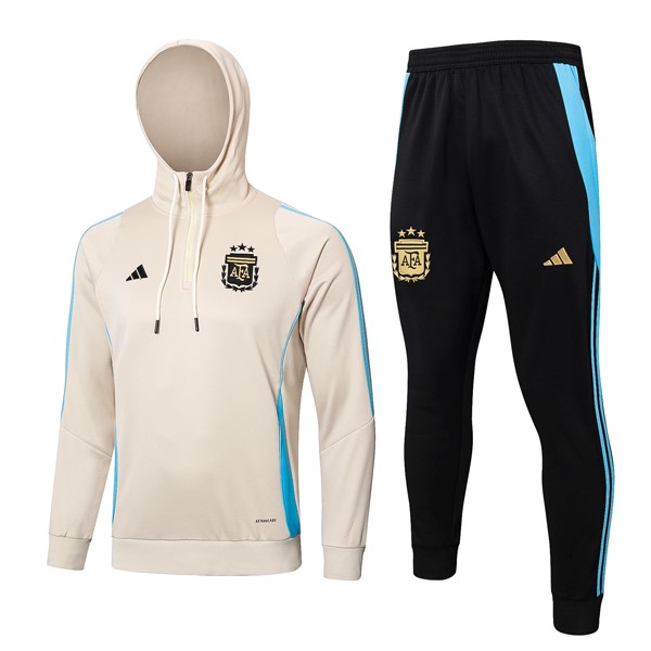 Sudadera Con Capucha Argentina 2024-2025 Amarillo 3